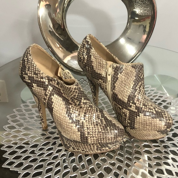 Python Heeled Boots - Picture 3 of 5